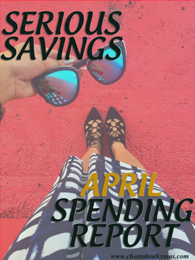April spending report